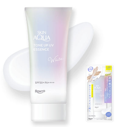 Tone Up UV Essence Tinted Sunscreen White SPF50+ PA++++ 70g (SKIN AQUA)