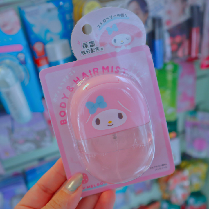 Sanrio Strawberry Scent Hair & Body Moisturising Mist Spray My Melody 30ml (CRUX)
