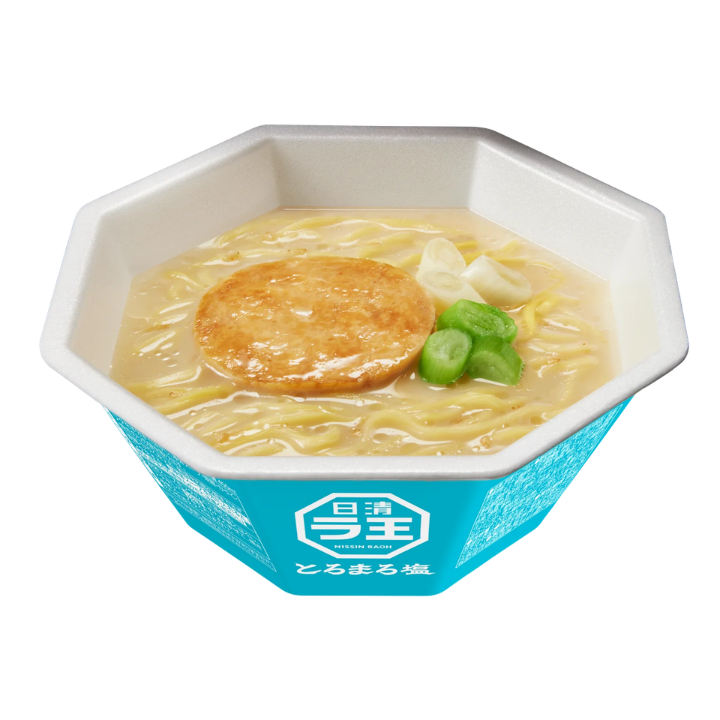 Instant Ramen Raoh Bowl Rich Toro-Maro Creamy Shio Salt 112g (Nissin) DATOVARE