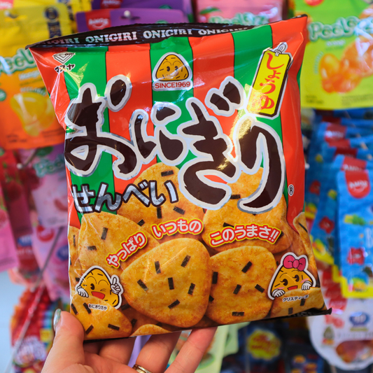 Onigiri Senbei Original Rice Snack 96g (MASUYA)