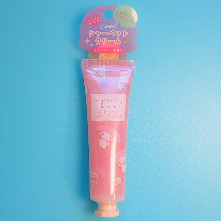 Sanrio Scented Sherbet Hand Cream My Melody Strawberry 30g (KAMIO)
