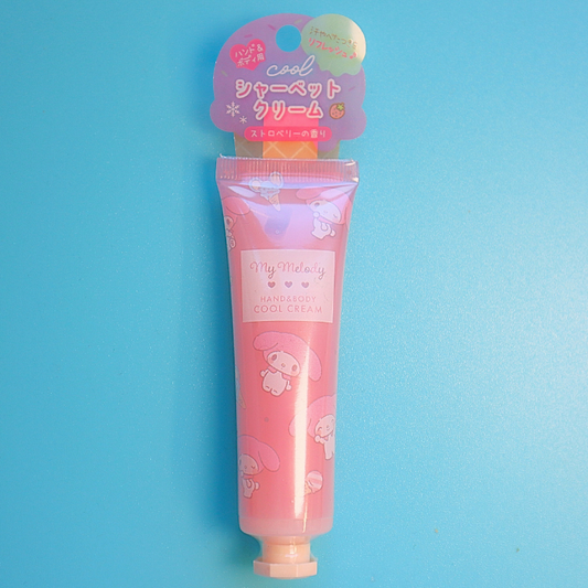Sanrio Scented Sherbet Hand Cream My Melody Strawberry 30g (KAMIO)