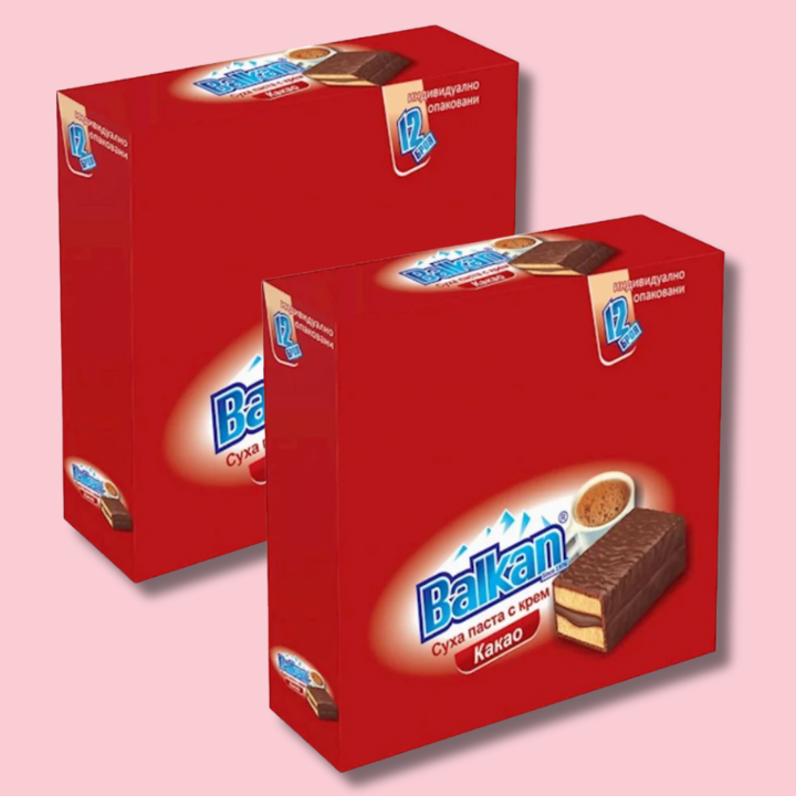 Balkan Cake Bar with Cocoa Cream 420g 12stk