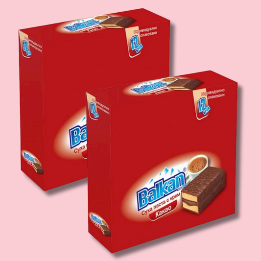 Balkan Cake Bar with Cocoa Cream 420g 12stk