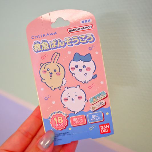 Chiikawa Characters Band Aid Plaster 18pcs (BANDAI)
