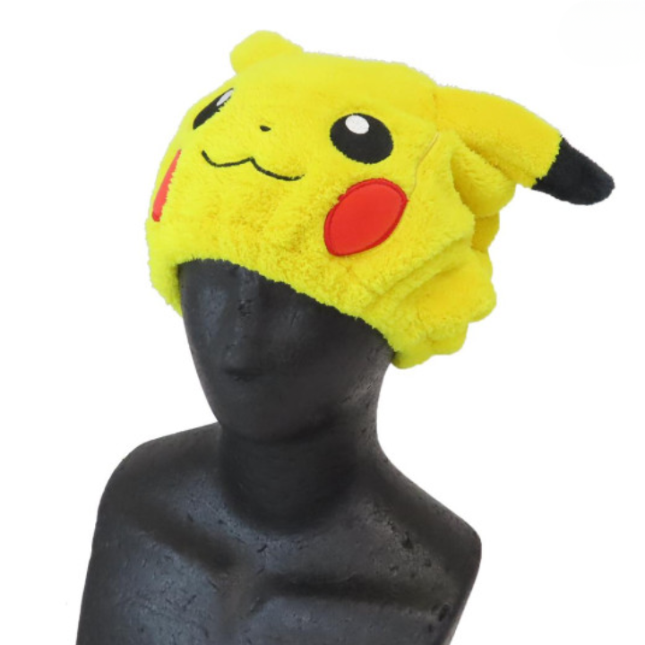 Pokemon Quick Dry Towel Hair Cap Pikachu (TAKARA TOMY)