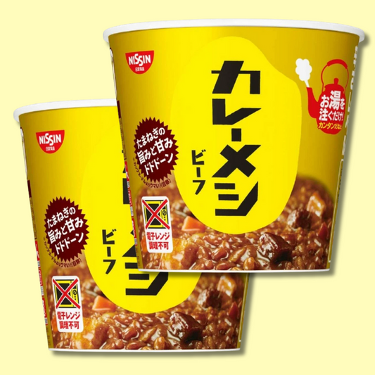 Curry Meshi Beef Instant Curry Rice Cup 107g (NISSIN)