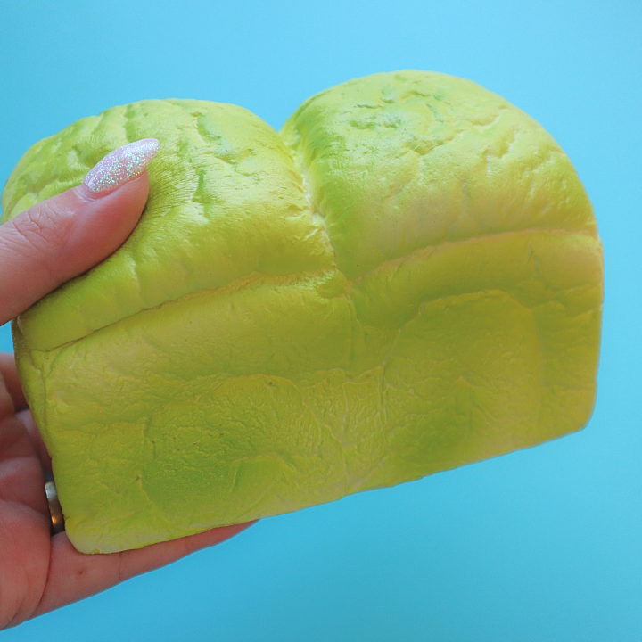 Jumbo Squishy Thick Matcha Toast 15cm