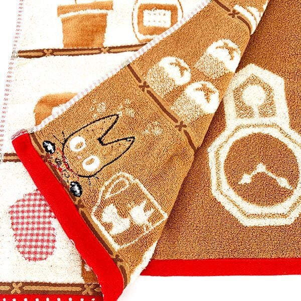 Ghibli Face Towel Kiki Delivery's Service Jiji Shelves (MARUSHIN)