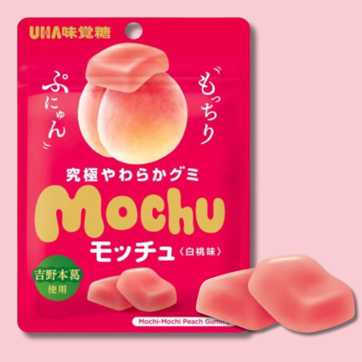 Mochu Gummy Peach 45g (UHA)