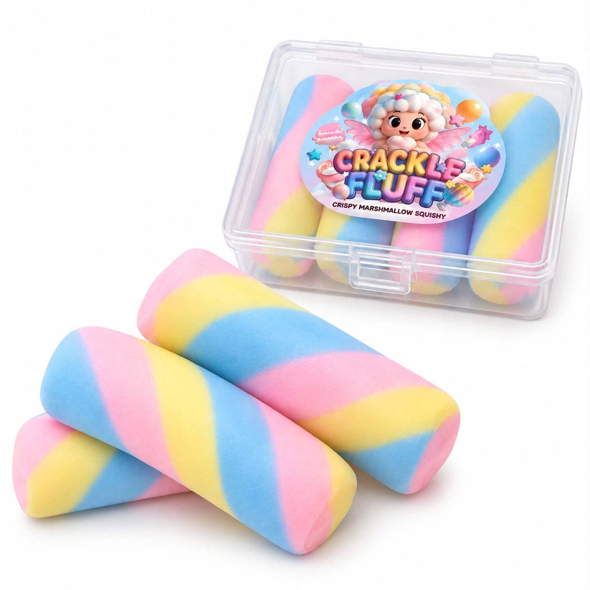 Wax Squishy Crackle Fluff Marshmallow