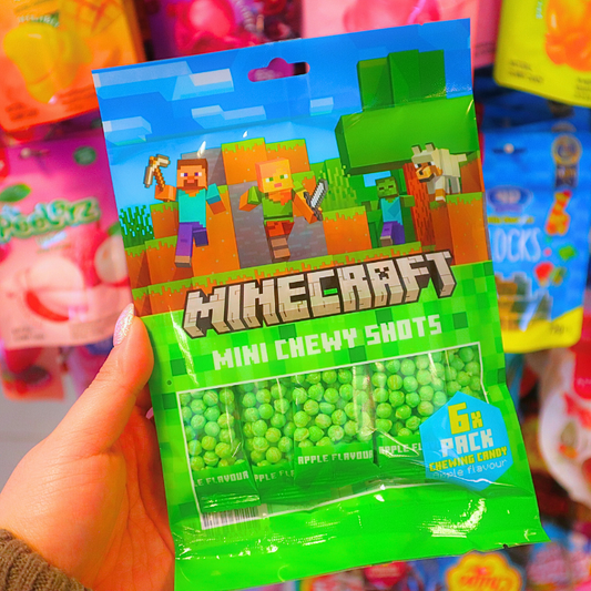 Minecraft Mini Chewy Shots 6-Pack 90g