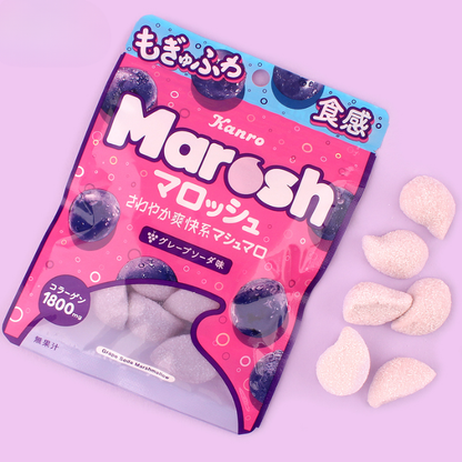 Marosh Grape Soda Gummy Marshmallow 50g (KANRO)