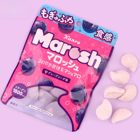 Marosh Grape Soda Gummy Marshmallow 50g (KANRO)