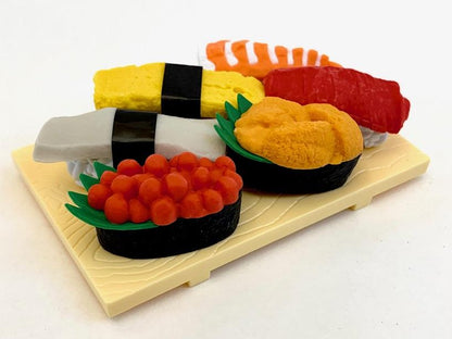 Puzzle Eraser Set Sushi (IWAKO)