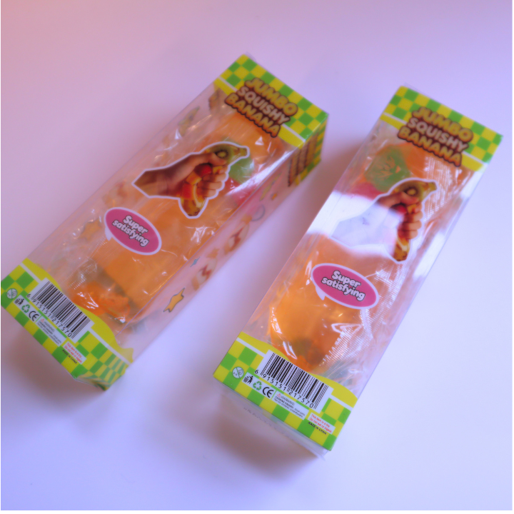 Jumbo Coconut Oil Squishy Fruit Banana