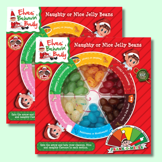 Elves Behavin' Badly Naughty or Nice Jelly Bean Game 100g
