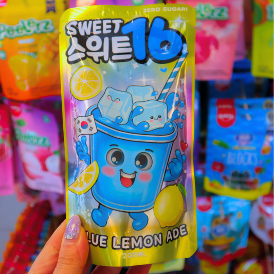 Pouch Drink Blue Lemon Ade 200ml (Sweet16)
