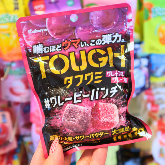 Tough Gummy Candy  Dual Grape Punch 100g (KABAYA)