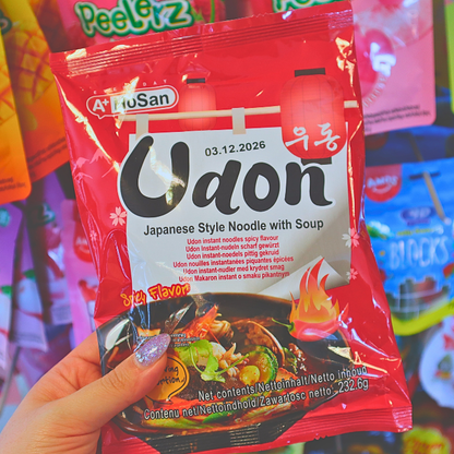 Udon Instant Noodles SPicy 232.6g (A+HOSAN)