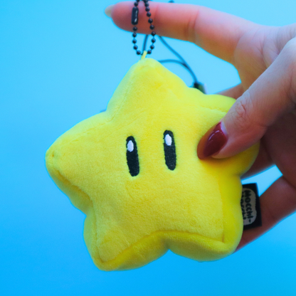 Mario Cart Mocchi Ball Chain Mascot Super Star (Takara Tomy A.R.T.S)