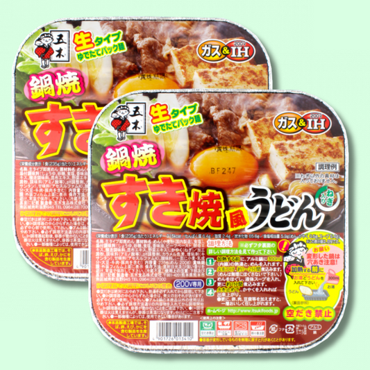 NABEYAKI CUP SUKIYAKI UDON (COMPATIBLE WITH GAS & IH COOKTOP) 235g (ITSUKI)