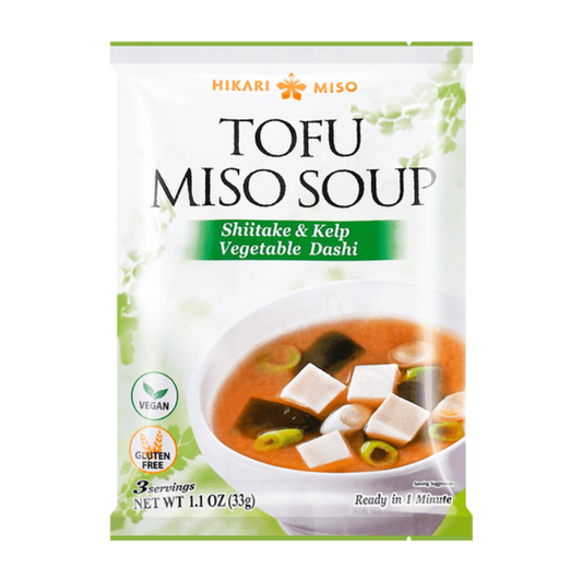 Tofu Miso Soup Shiitake & Kelp 33g (HIKARI)