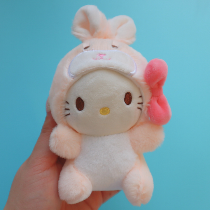 Sanrio Plush Keychain Bunny Hello Kitty