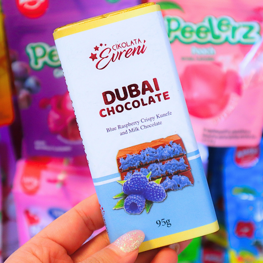 Dubai Chocolate Blue Raspberry Crispy 95g (EURENI) DATOVARE