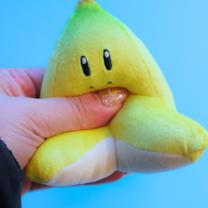 Mario Cart Mocchi Ball Chain Mascot Banana (Takara Tomy A.R.T.S)