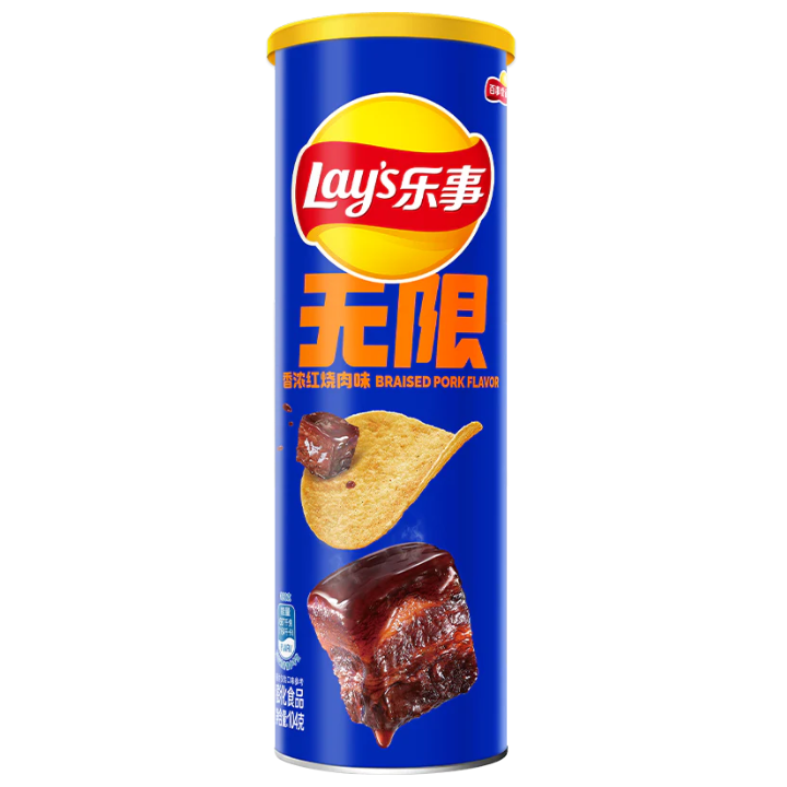 Lay’s Stax Finger Licking Braised Pork Flavor 90g