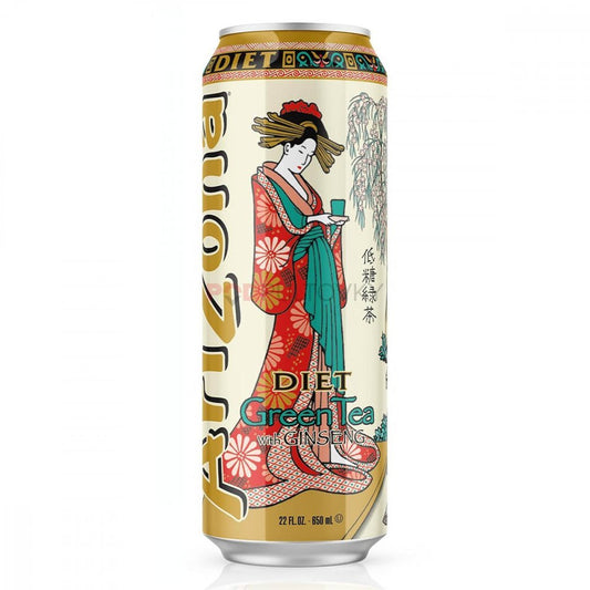 Arizona Diet Green Tea with Ginseng 650ml