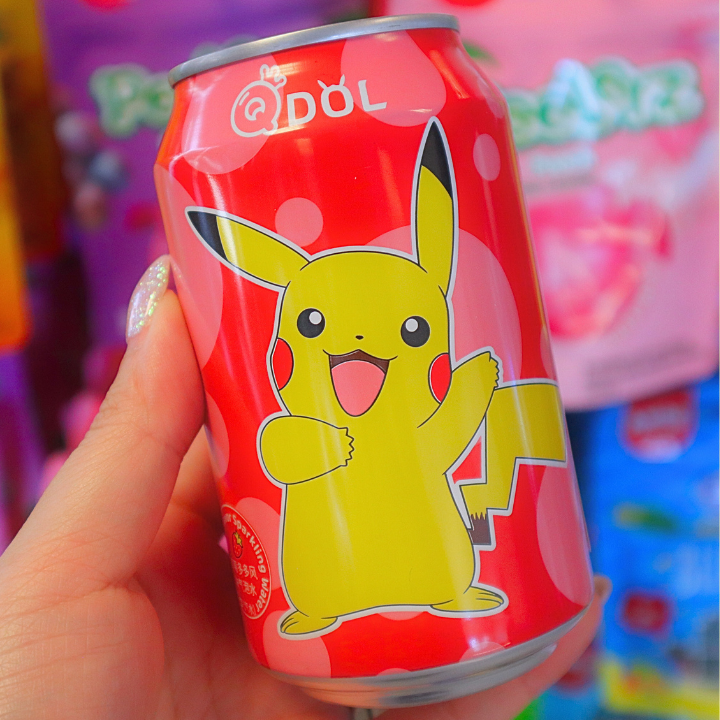 Pokemon Pikachu Strawberry Sparkling Water 330ml (QDOL) DATOVARE