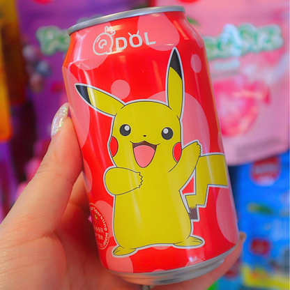 Pokemon Pikachu Strawberry Sparkling Water 330ml (QDOL) DATOVARE
