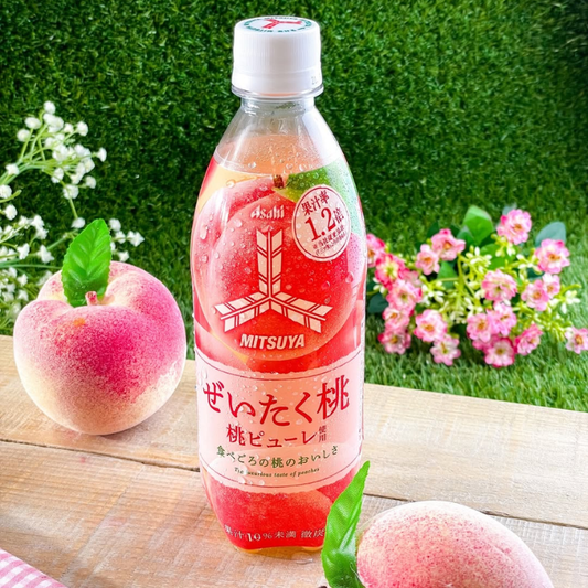 Mitsuya Cider Luxurious Peach 10% Puree 500ml (ASAHI) DATOVARE