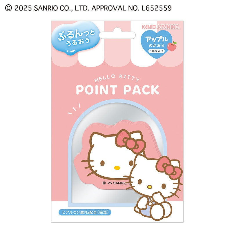 Sanrio Scented Point Facepack Hello Kitty Apple 10pc (KAMIO)