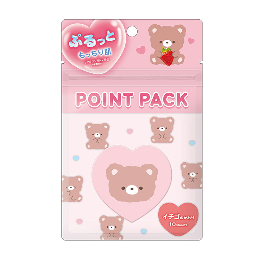 Scented Point Facepack Bear 10pc (CRUX)