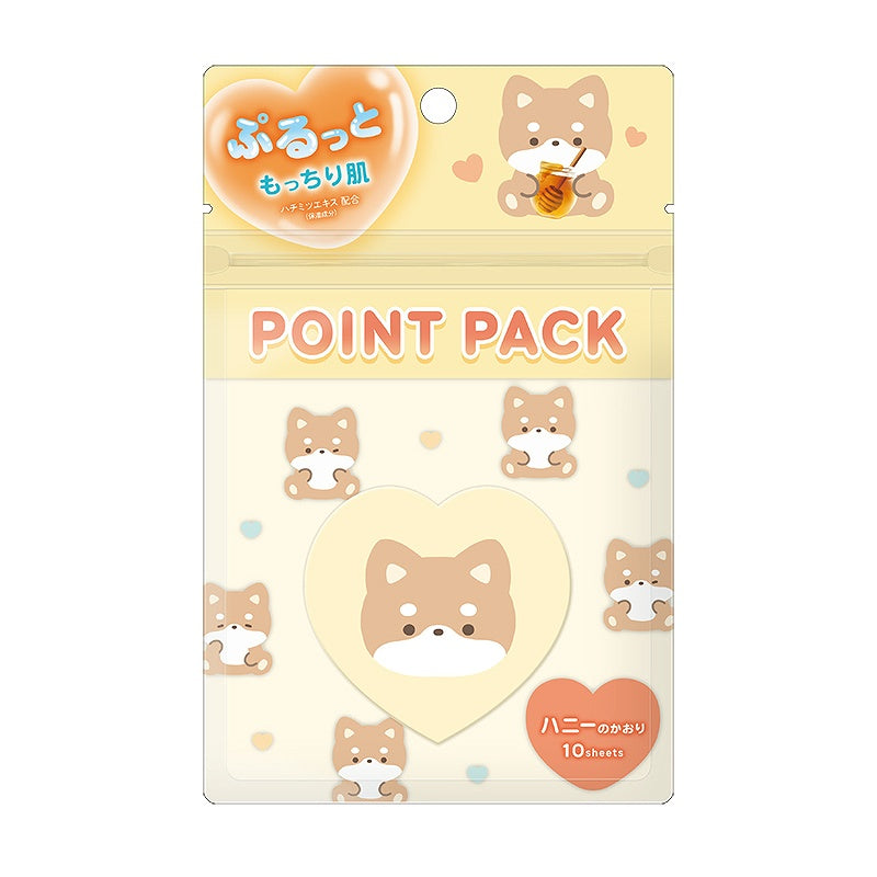Scented Point Facepack Shibainu 10pc (CRUX)