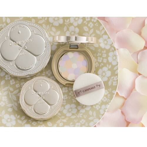 Marshmallow Finish Powder Abloom Mini SPF 19 PA++ 01 Dearest Bouquet (CANMAKE)