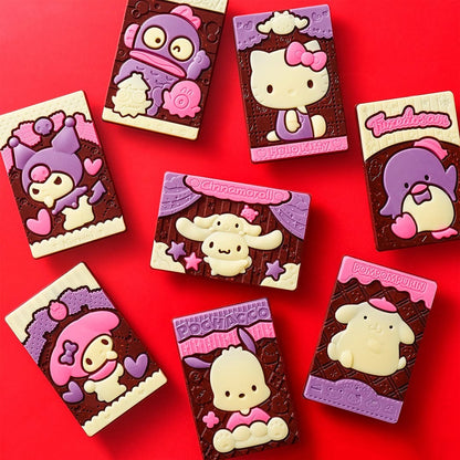 Sanrio Characters Paki Chocolate w/Wheat Puff 26.5g (BANDAI)