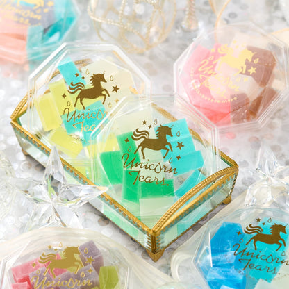 Crystal Candy Kohakutou Shine Crystal The Pink Violet Gem of Fluttering Love 13pcs (Unicorn Tears)