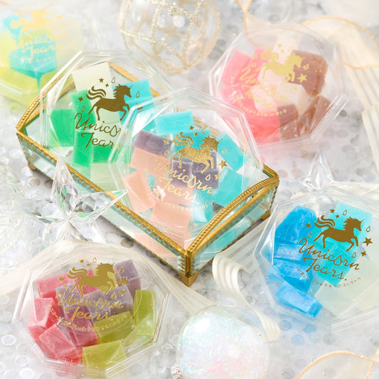 Crystal Candy Kohakutou Shine Crystal Twilight Quartz Hidden in the Heart, Under the Sorrowful Sky of Love 13pcs (Unicorn Tears)