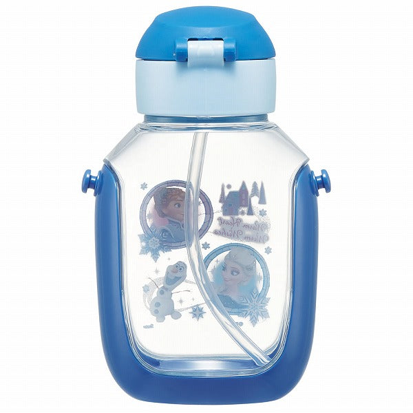Disney Frozen One Push Straw Water Bottle 530ml (SKATER)