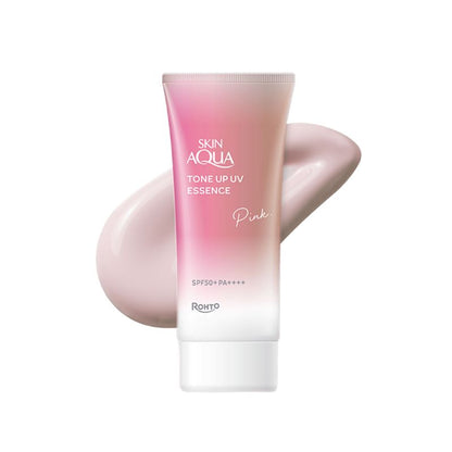 Tone Up UV Essence Tinted Sunscreen Pink SPF50+ PA++++ 70g (SKIN AQUA)