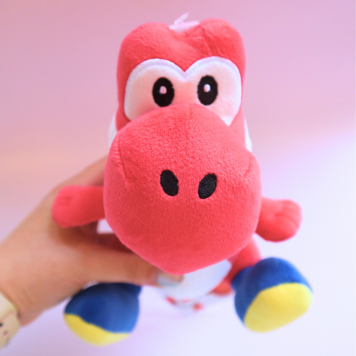 Super Mario All-Star Collection Plushie Red Yoshi 20cm (SANEI)