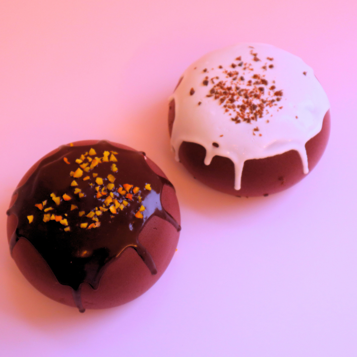 Squishy Donut Bun Chocolate Frosting