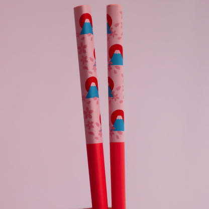 Japansk Wakasa Lacquered Chopsticks Mt.Fuji 22.5cm