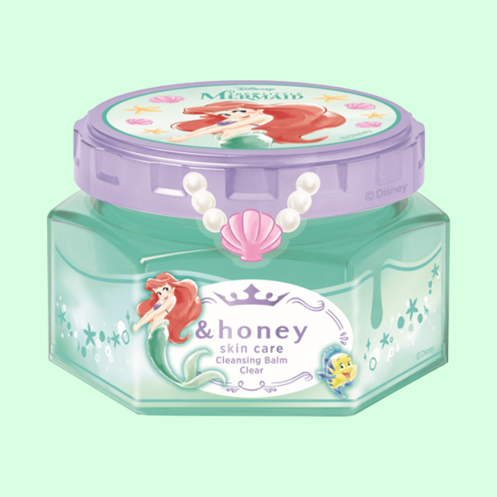 (LIMITED) &honey Cleansing Balm Disney Princess Ariel Clear 90g (VICREA)