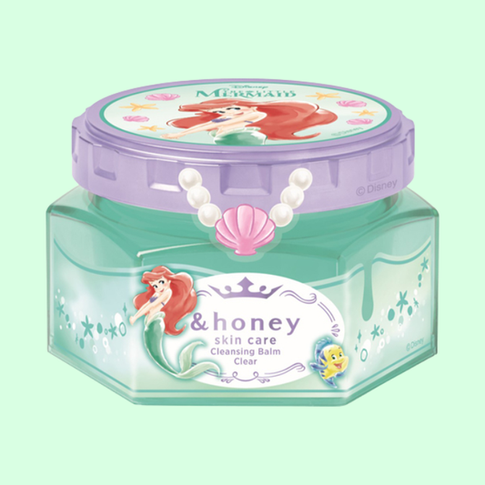 (LIMITED) &honey Cleansing Balm Disney Princess Ariel Clear 90g (VICREA)