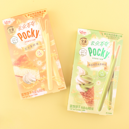 Pocky Cloud Biscuit Sticks Matcha Vanilla Ice Cream 48g